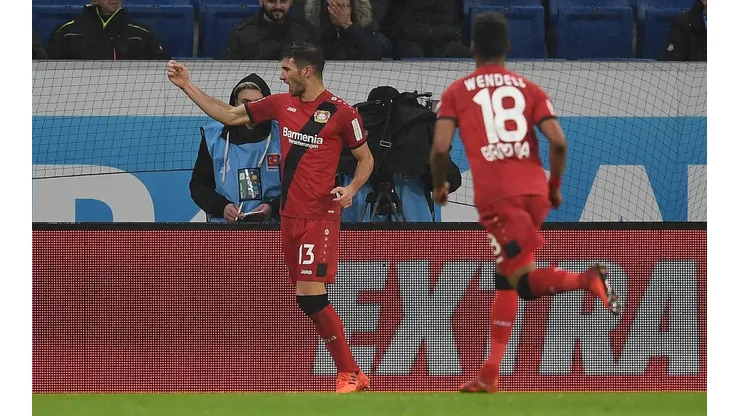 El 2018 es de Alario: doblete hoy en el Leverkusen por la Bundesliga