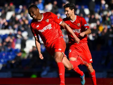 De izquierda a derecha, a lo Cristiano, golazo de Muriel para Sevilla