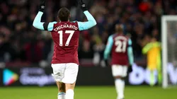 Javier Hernández grito en West Ham.