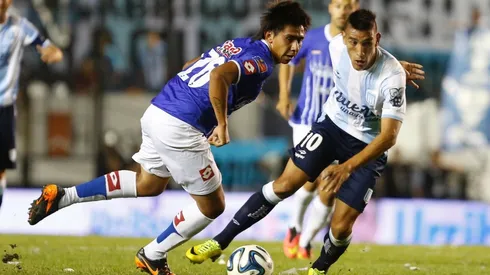 Ricardo Centurión con la camiseta de Racing.