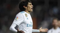 MALA PATA. Jesús Vallejo juega poco y además debió salir lesionado con Real Madrid.