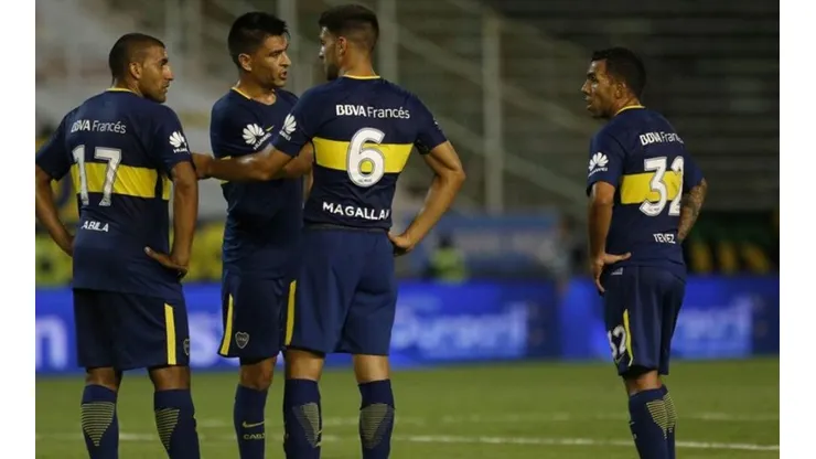 Carlos Tevez en su regreso a Boca, en Mar del Plata.