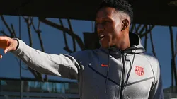 Yerry Mina vive un sueño en su arribo a Barcelona.