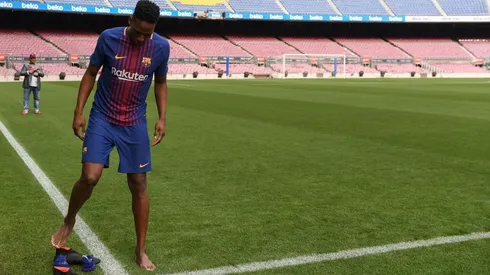 Yerry Mina en su nueva casa.