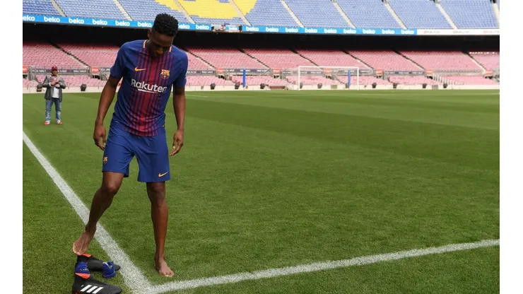 Yerry Mina en su nueva casa.
