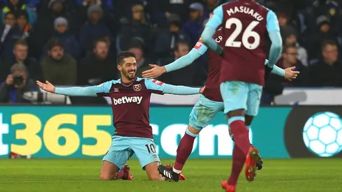 Lanzini, amado en Liverpool.