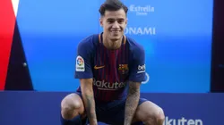 Coutinho en su presentación en Barcelona.