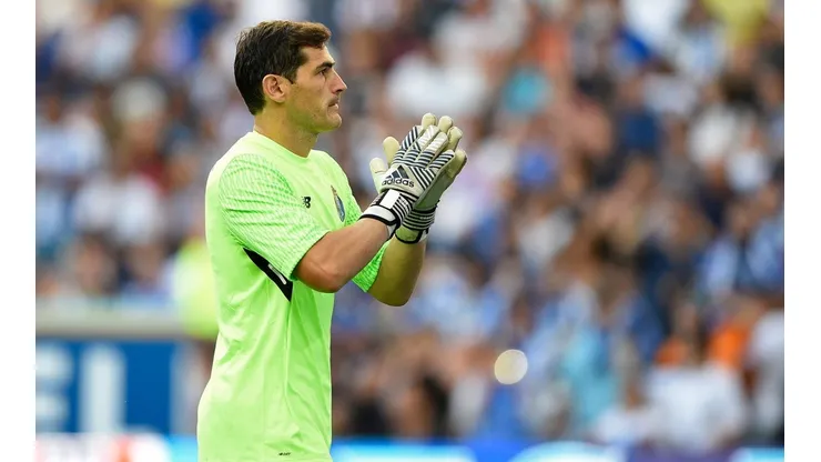 Iker Casillas en Porto.