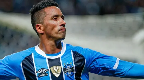 VUELVE AL BARRIOS. Tras ganar la Libertadores, el delantero será refuerzo del Bicho.