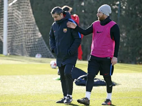 Para repetirlo en Rusia: Messi dejó a Rakitic en el piso