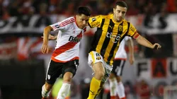 Marcelo Palau enfrentando a River.