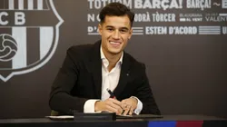 ¡BIENVENIDO! En el #CoutinhoDay, Barcelona informó que el jugador está lesionado. Igualmente firmó su contrato.