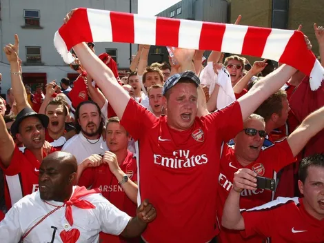El hincha del Arsenal que está feliz por no haber visto al equipo