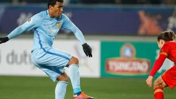 Roger Martínez en su estadía en China.