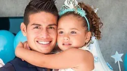 PADRE E HIJA. James Rodríguez está enamorado de Salomé y la trata como una reina.