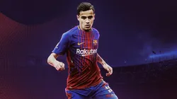 Philippe Coutinho con la piel del Barca.