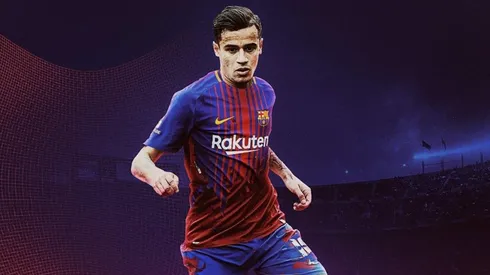 Philippe Coutinho con la piel del Barca.