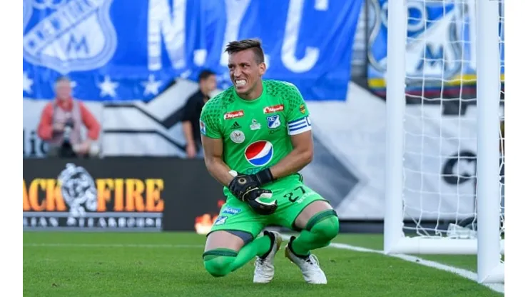 El ´Psicólogo´ mostró seguridad y grandes atajadas con el club colombiano (FOTO: Getty)