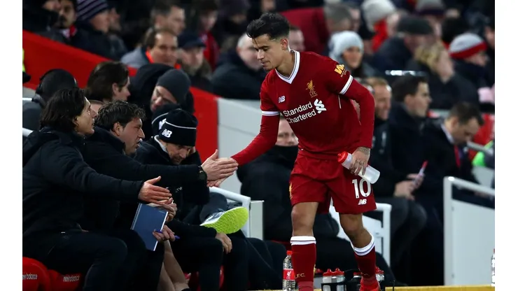 Coutinho con la piel de Liverpool.
