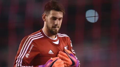 Augusto Batalla durante su etapa en River.