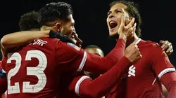 AQUÍ Y AHORA. Van Dijk ya se metió en el corazón de los fanáticos del Liverpool.