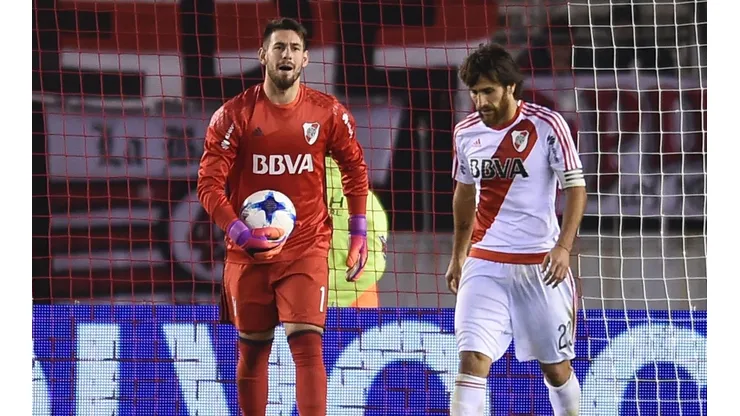 Augusto Batalla defendiendo la piel de River