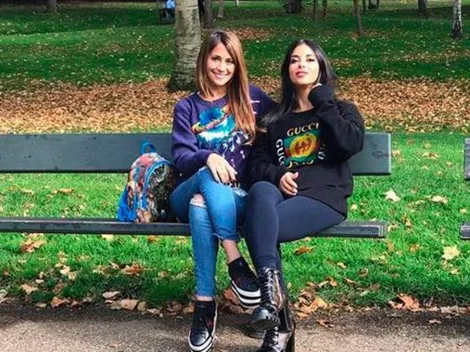 Antonella Roccuzzo subió una foto de su perro que es más grande que su hijo