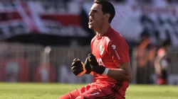 Batalla gritando un gol de River con el alma.