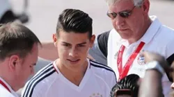 Muy agradecido se mostró el crack colombiano con los aficionados (FOTO: Instagram)