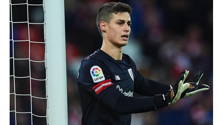UN PASO AL BLANCO. Kepa tiene todo para ser el primer refuerzo del Real Madrid en 2018 (Foto: Getty).
