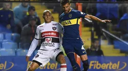 GANA LA BANDA. Peruzzi en La Bombonera en el encuentro contra Chacarita por la Superliga (Foto: Getty).