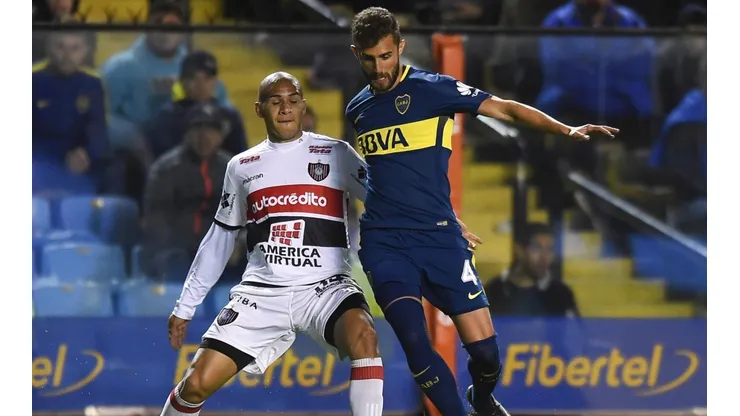 GANA LA BANDA. Peruzzi en La Bombonera en el encuentro contra Chacarita por la Superliga (Foto: Getty).