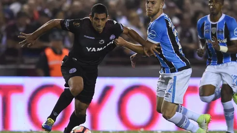 El Pepe Sand ante Gremio en la final de la Libertadores.