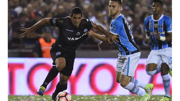 El Pepe Sand ante Gremio en la final de la Libertadores.