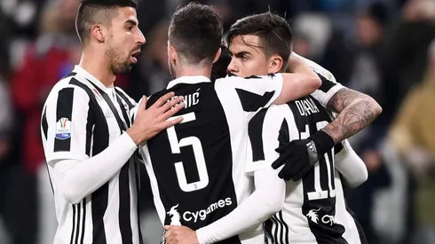 FESTEJA EL DUEÑO DE CASA. La Juventus venció al Torino en su estadio y clasificó a las semifinales.
