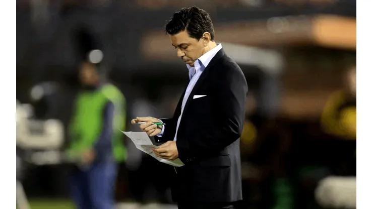 ANOTA Y RESPONDE. Marcelo Gallardo firmó por cuatro años con River.