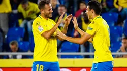 CELEBRA JONY. Calleri marcó su séptimo gol en la temporada con Las Palmas.