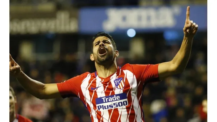 VOLVIÓ EL LAGARTO. A Diego Costa le bastaron cuatro minutos para anotar (Foto: Twitter/LaLiga).