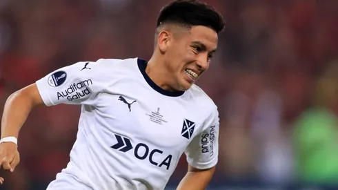 Ezequiel Barco en la final de la Copa Sudamericana.