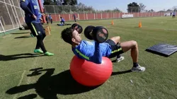 Fernando Gago trabaja a destejo.