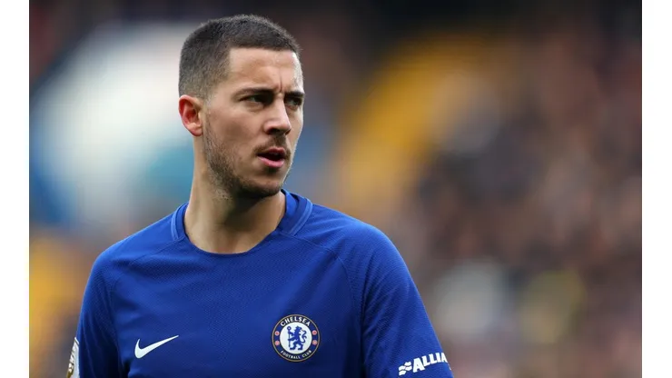 SE VE DE BLANCO. Hazard es una de las estrellas del Chelsea, pero sueña con el Madrid.