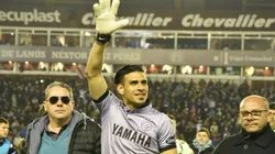 ÍDOLO EN LANÚS. Monetti se ganó a la gente en el Granate, pero podría haber sido su último año allí.