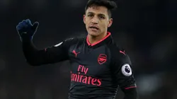 Alexis Sánchez con la piel del Arsenal