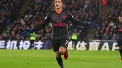 EL GOLEADOR. Alexis Sánchez fue la figura del encuentro contra el Crystal Palace (Foto: Getty).