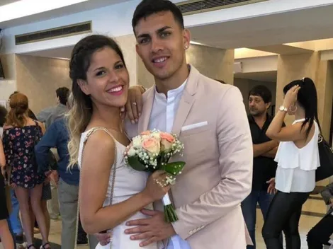 Paredes se sumó al club de los casados