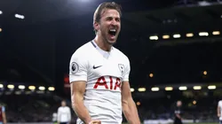 Harry Kane celebra uno de sus tantos ante Burnley.