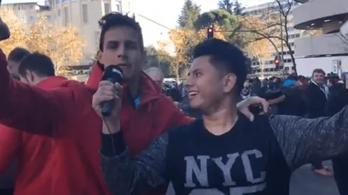 Muy feliz por estar en el Bernabéu viviendo el clásico.