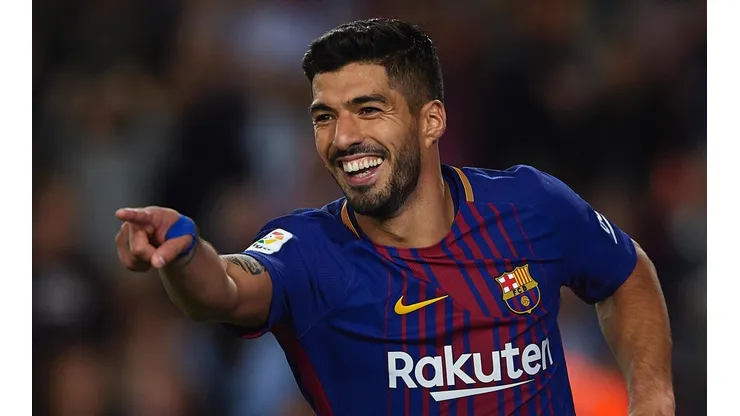 EL KILLER. Suárez sonríe en La Liga: siempre marca goles importantes con el Barcelona.