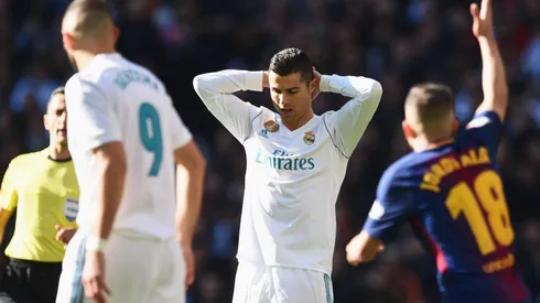 PUEDE FALLAR. Cristiano Ronaldo tuvo el 1-0 a los diez minutos de juego en el Bernabéu.