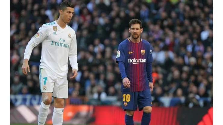 Cristiano Ronaldo en el clásico de España.
